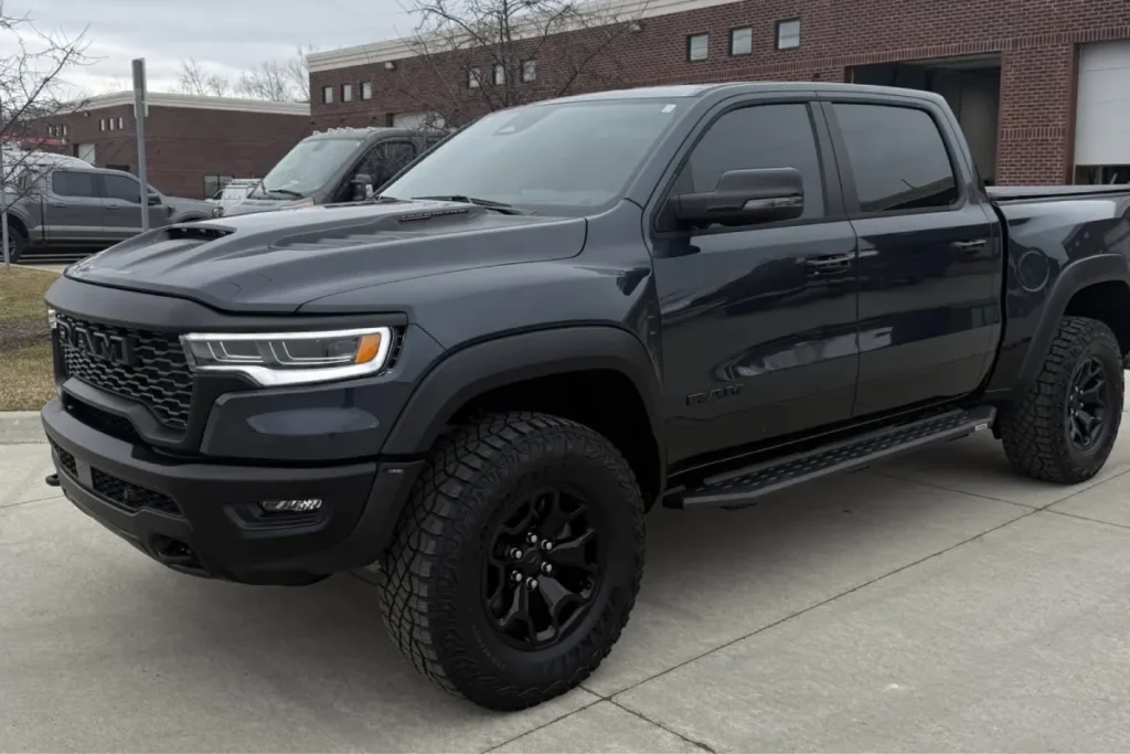 Ram 1500 with ceramic coating in Chesterfield, MI.